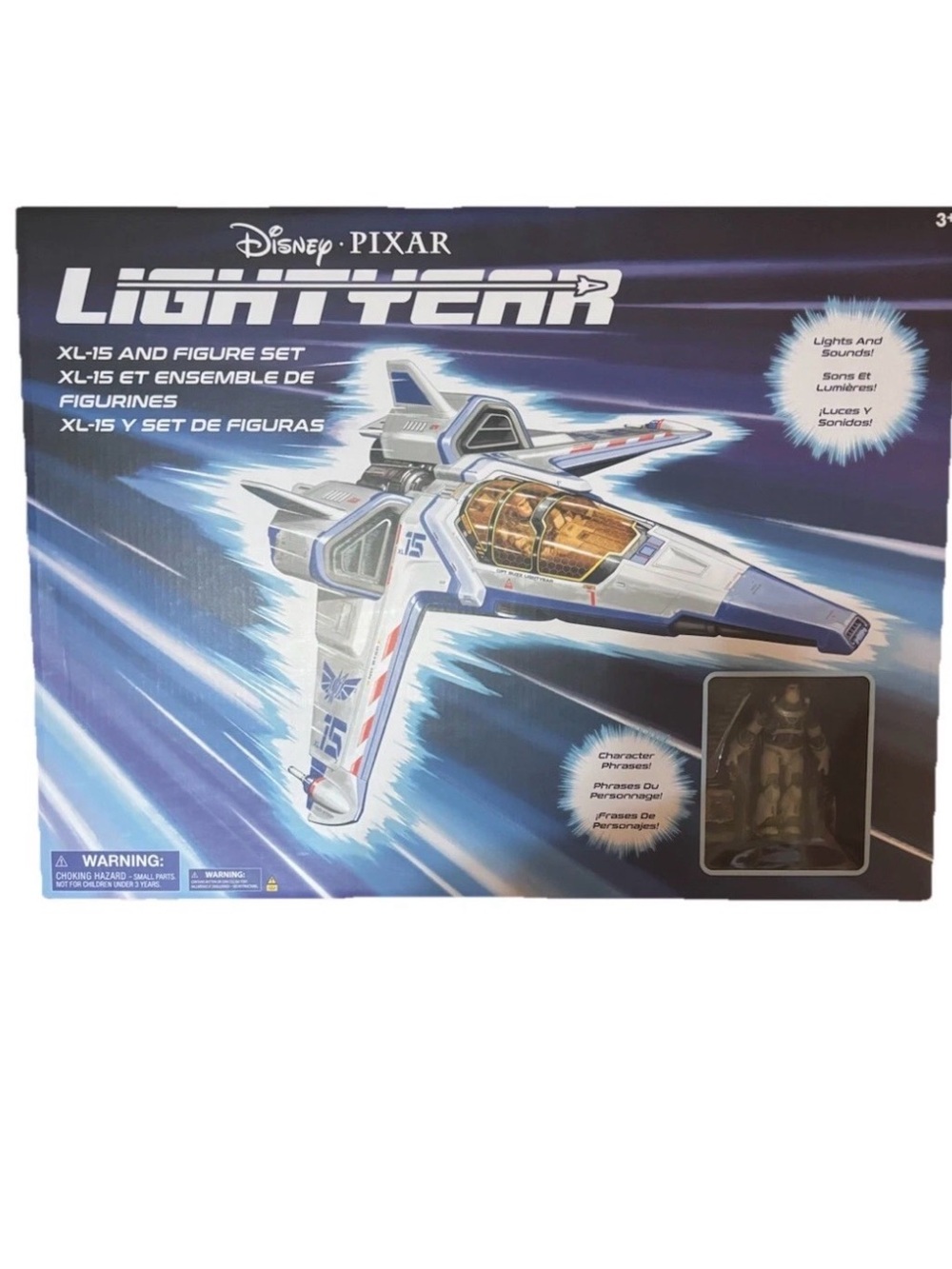 Disney Parks Pixar Lightyear XL-15 Vehicle and Figure Set New with Box